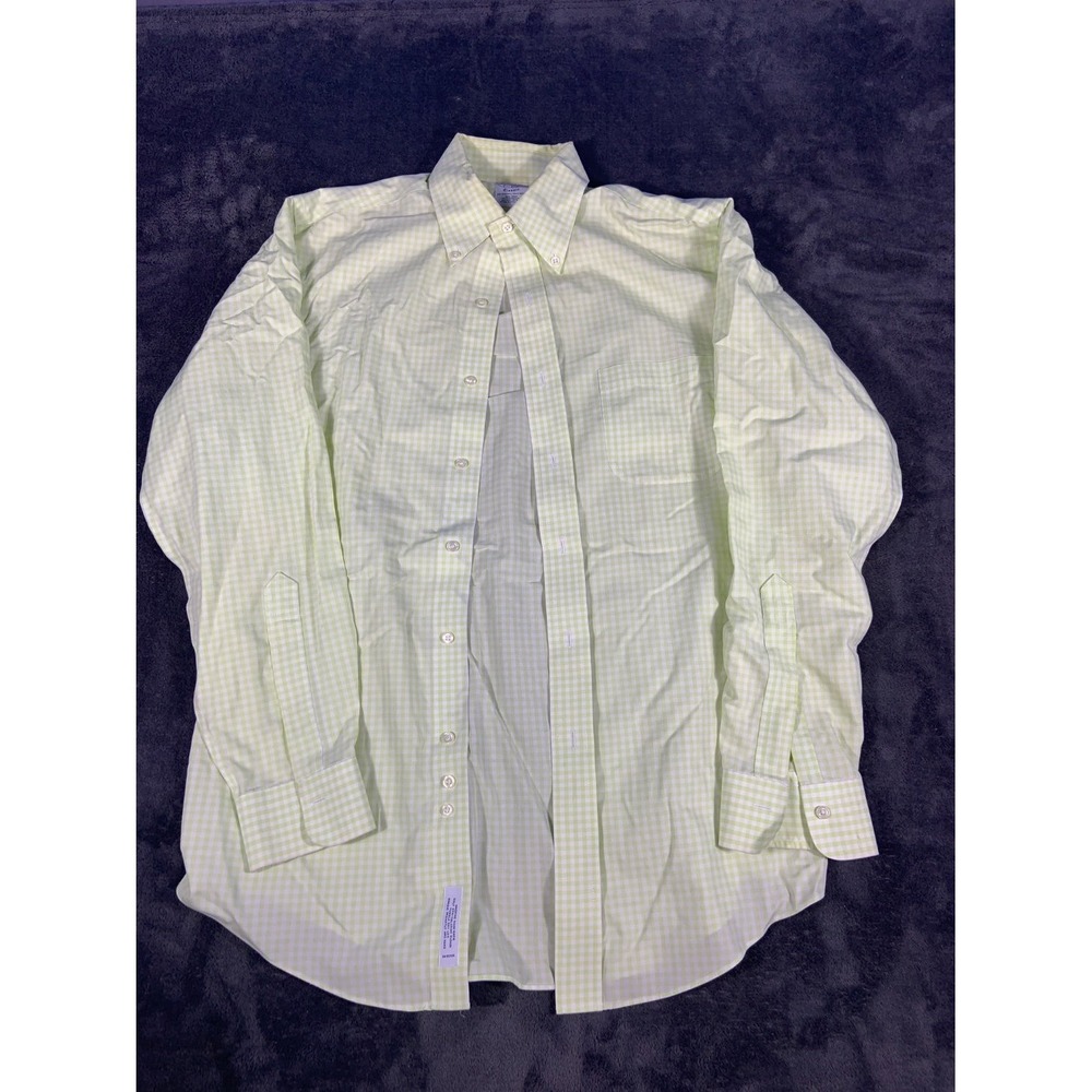 Brooks Brothers 15-33 Est 1818 Classic The Original‎ Polo Shirt Non-iron 100%